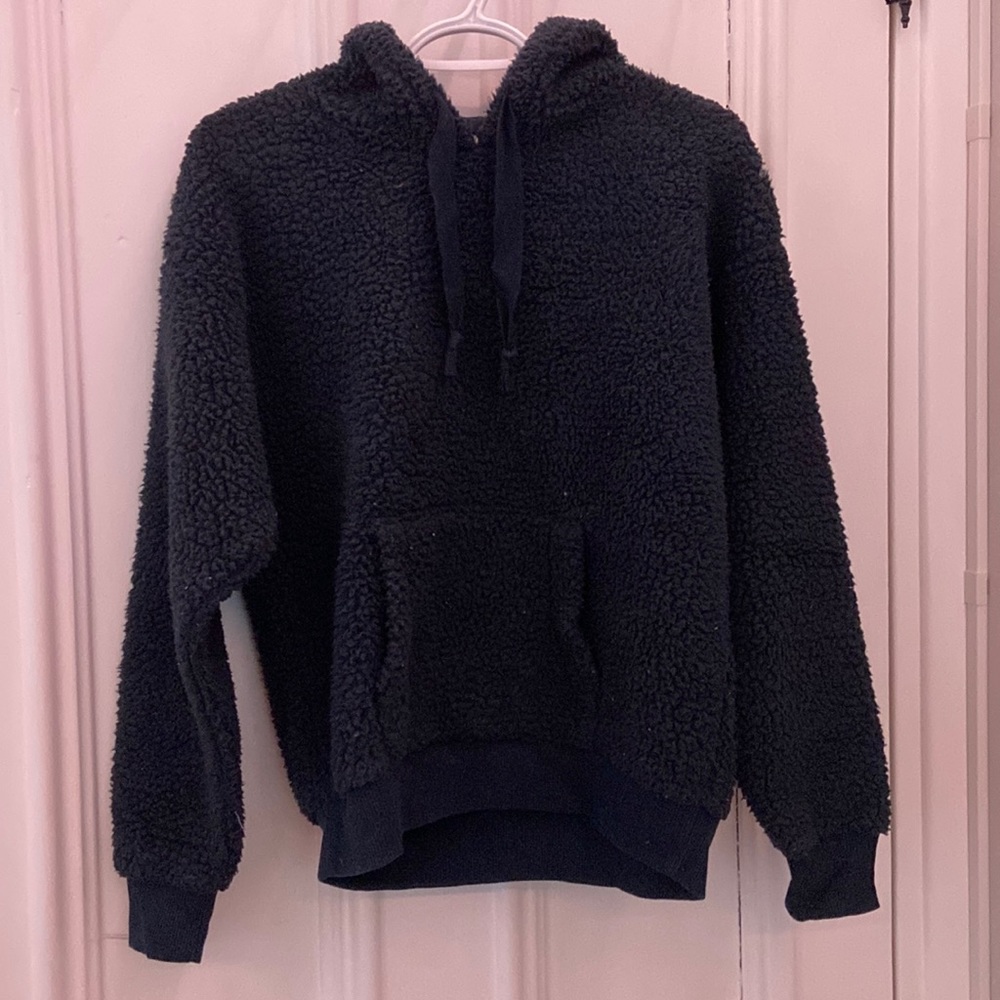 fluffy hoodie